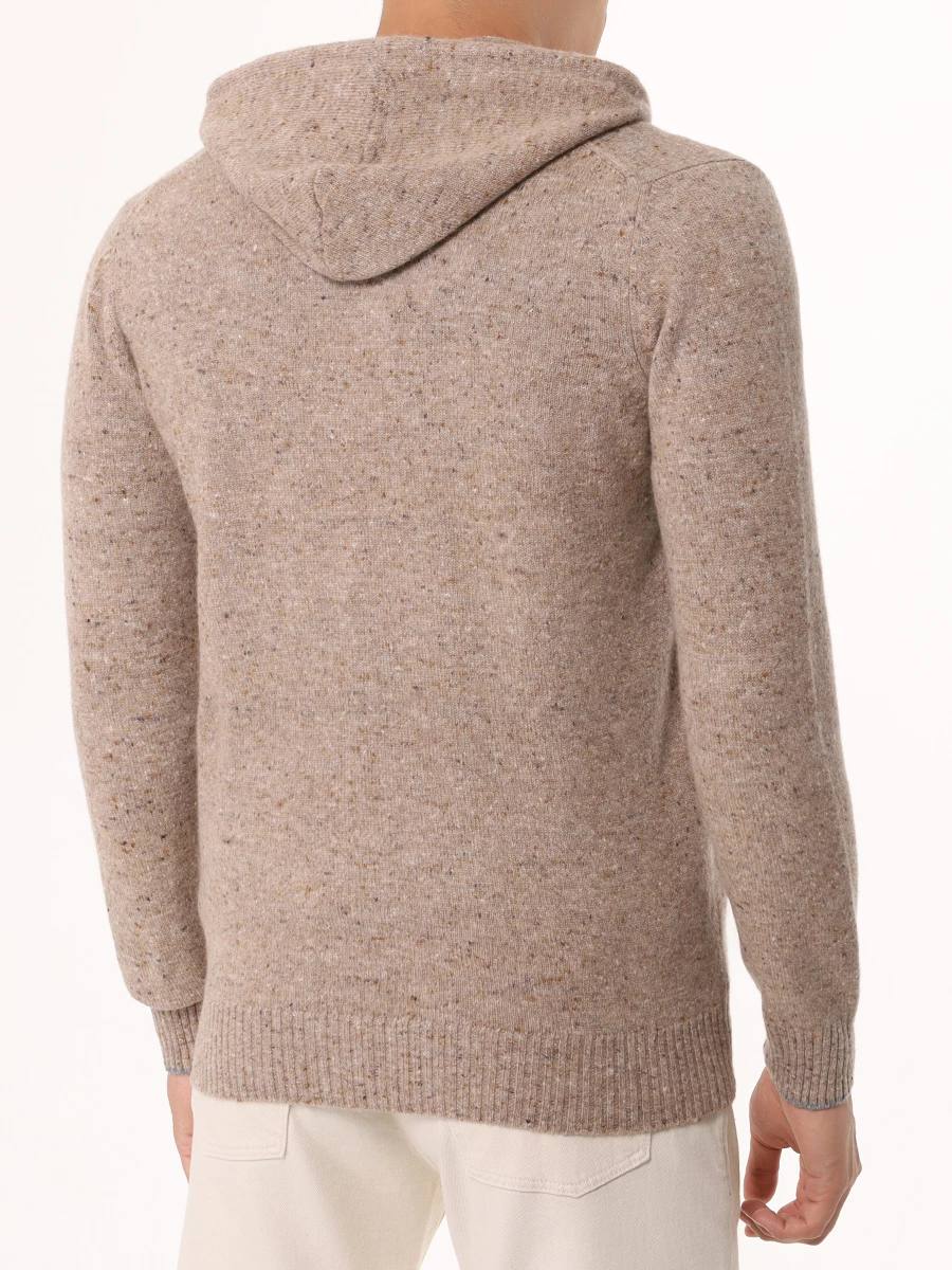 Кардиган шерстяной PANICALE U350757CA/0221WOLF Бежевый  Фото 3