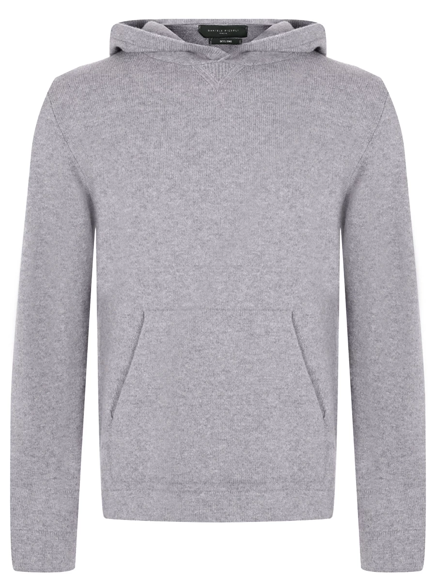 Худи шерстяное DANIELE FIESOLI DF0077_FW24 0010 Серый 