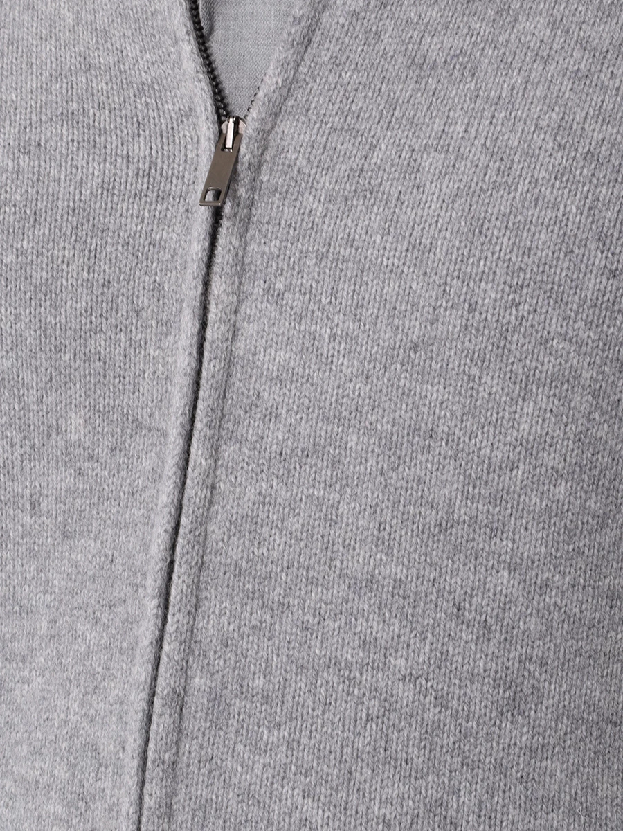 Кардиган шерстяной DANIELE FIESOLI DF0192_FW24 0010 Серый  Фото 5
