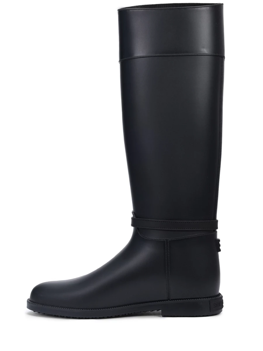 Сапоги резиновые SR Nora Rainy SERGIO ROSSI B03420 MFI693 1000 400 Черный  Фото 3