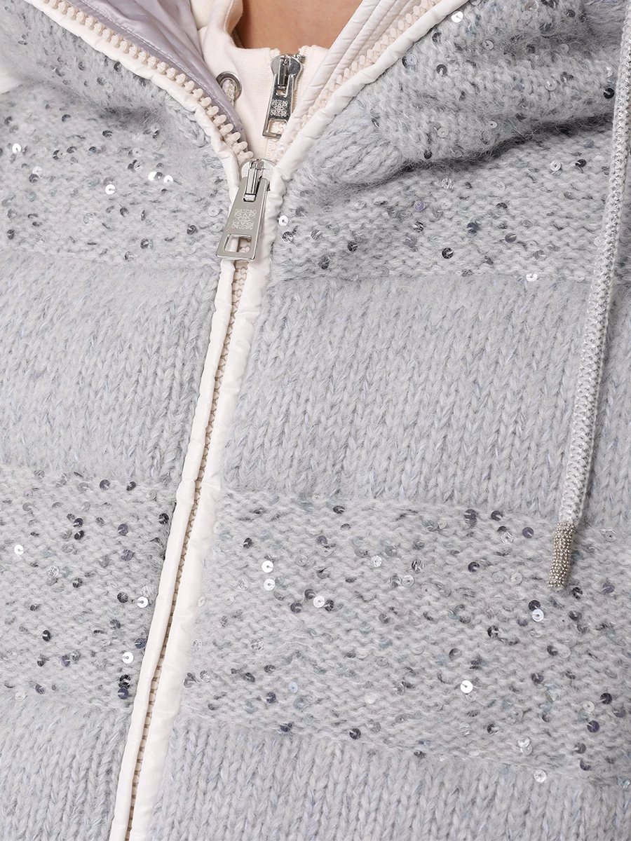 Жилет стеганый PANICALE D351085GLZ 35D35B 0911 Серый  Фото 5