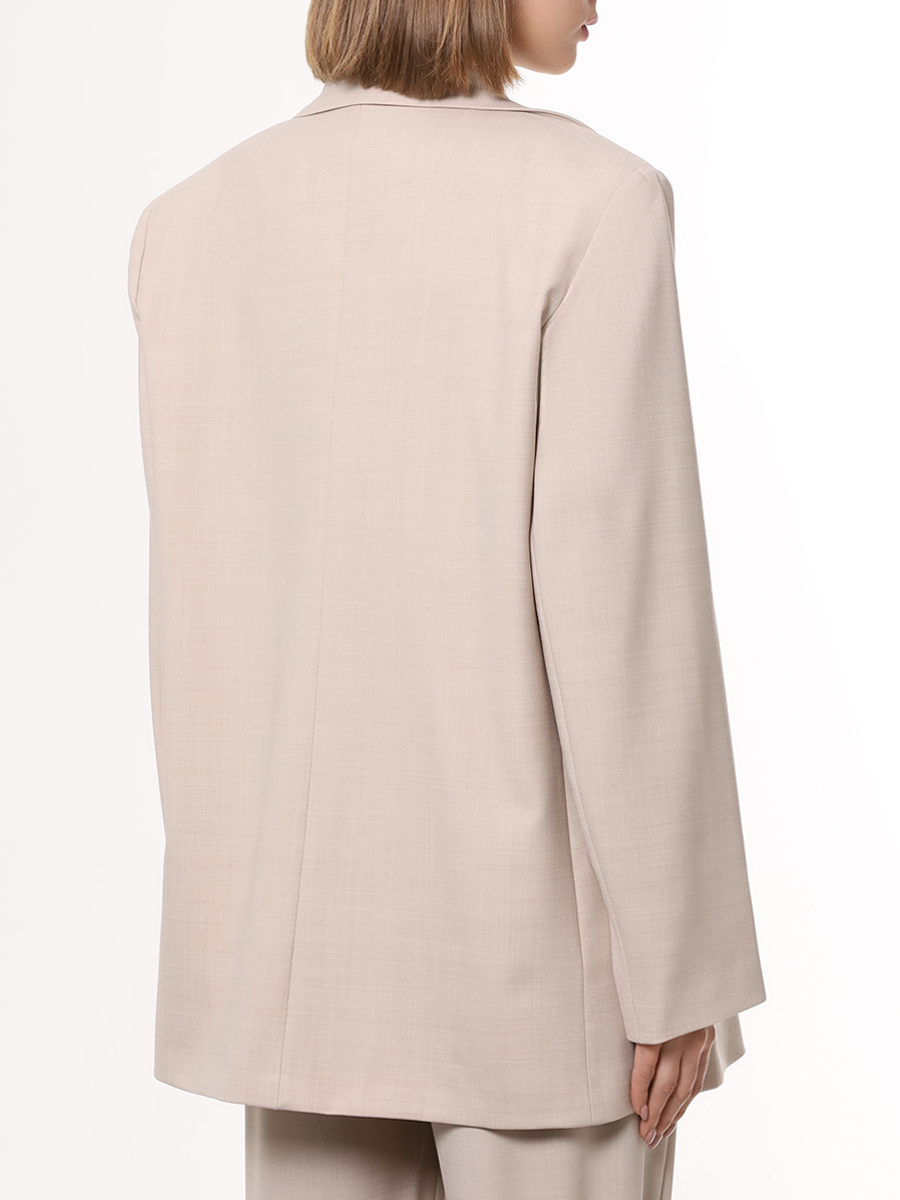 

Пиджак однотонный, Бежевый, M3127-870C-124