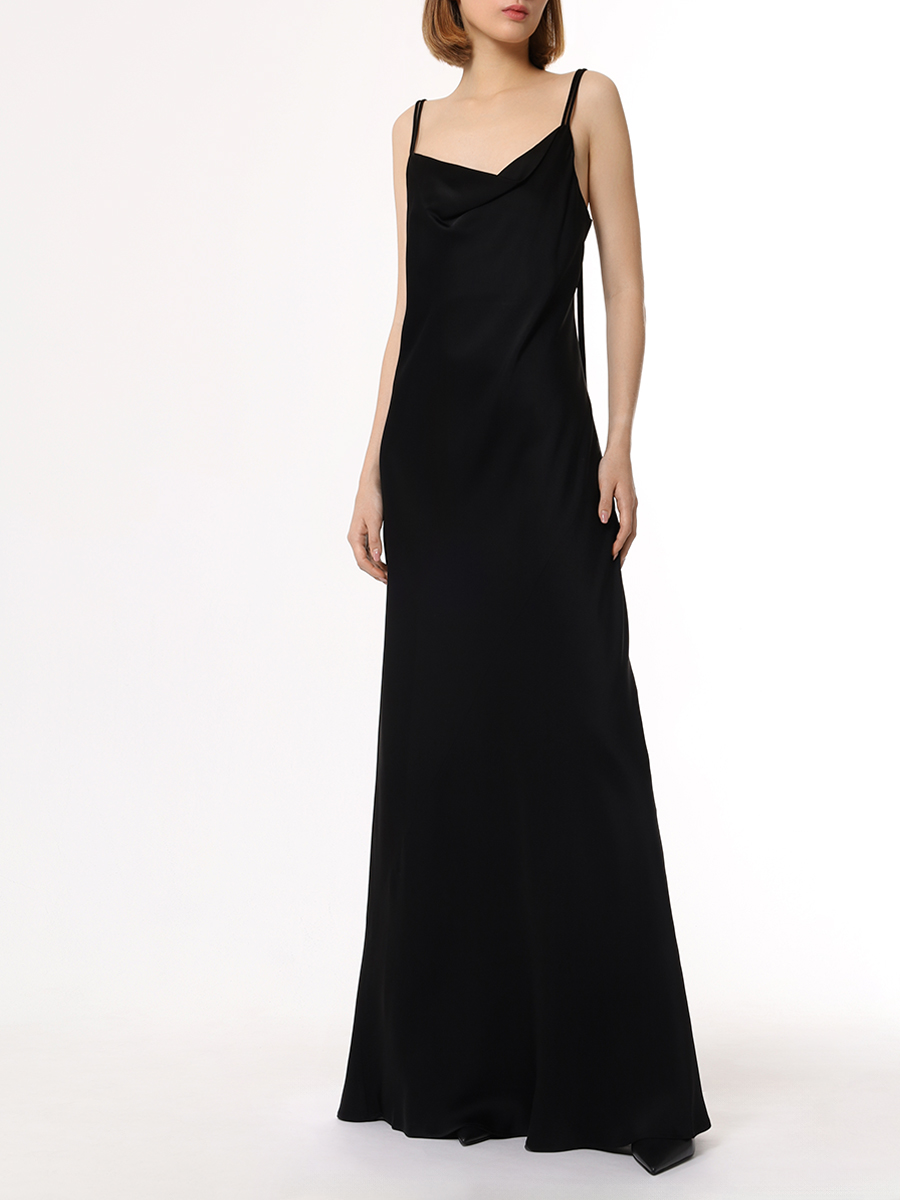 

Платье-комбинация, Черный, M6329-355C-999