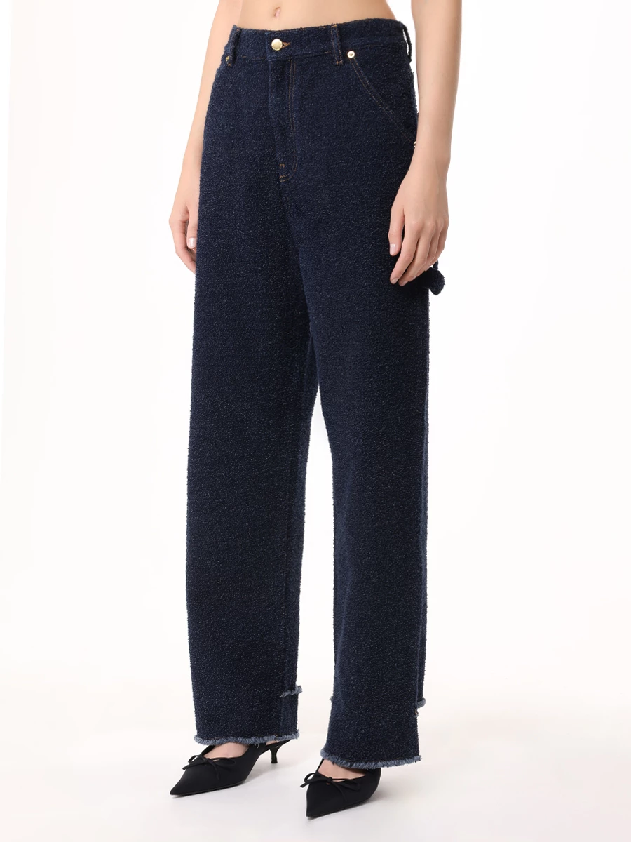 Джинсы хлопковые DARKPARK WTR08 DBL10W555 Синий  Фото 4