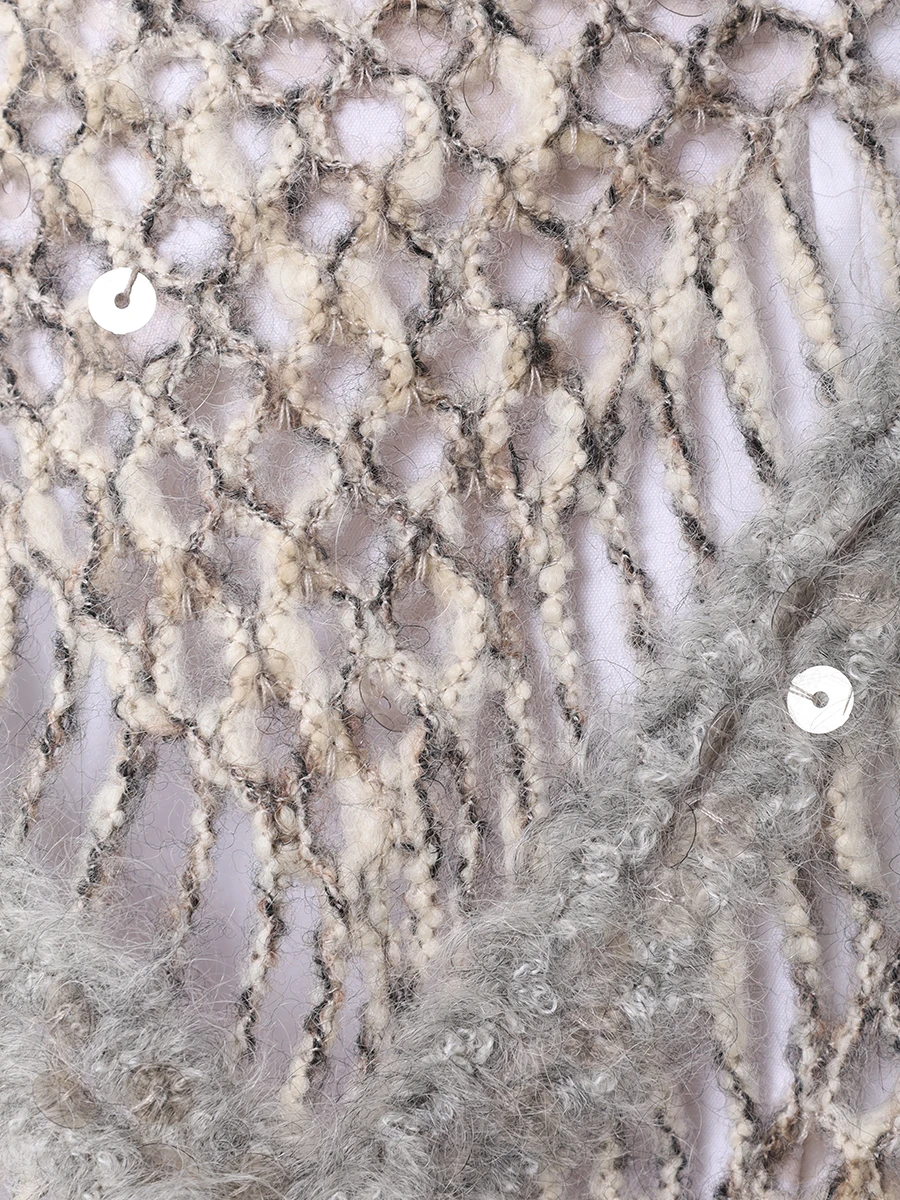 Пуловер шерстяной BRUNELLO CUCINELLI MCER10202P CEO53 Серый  Фото 6