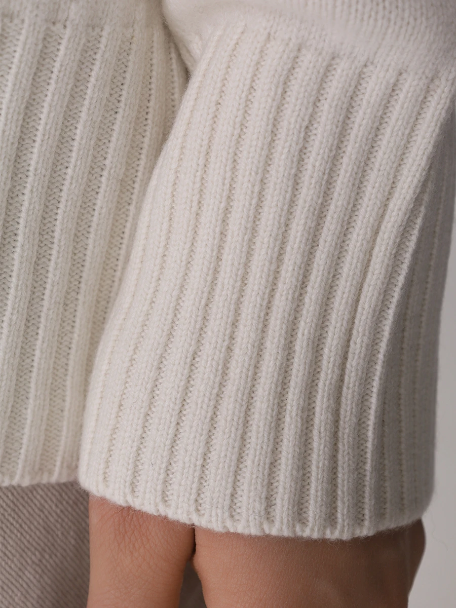 Свитер шерстяной BRUNELLO CUCINELLI M16709403P C2723 Белый  Фото 6