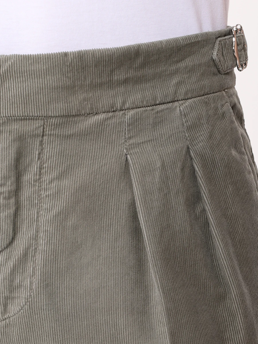 Брюки вельветовые BRUNELLO CUCINELLI M279DM5030 C6315 Зеленый  Фото 5