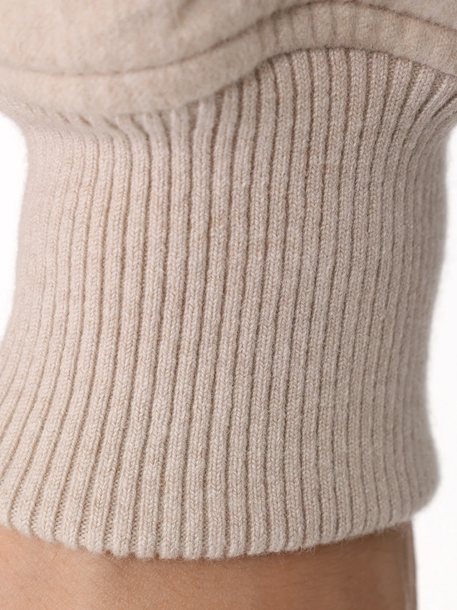 Бомбер кашемировый BRUNELLO CUCINELLI MM4006889 CNA22 Бежевый  Фото 6