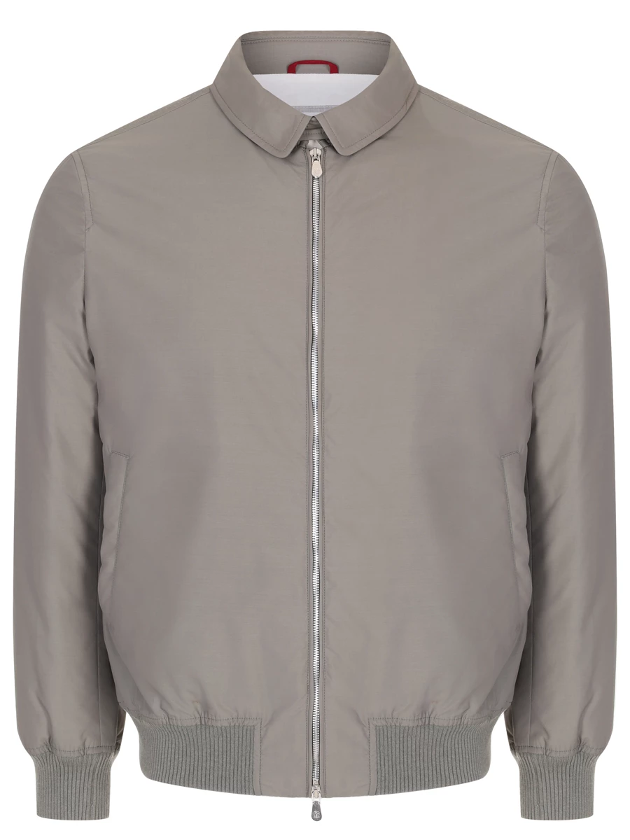 Куртка однотонная BRUNELLO CUCINELLI MY4636377 CUI29 Зеленый 