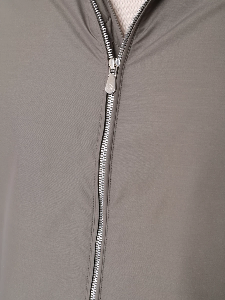 Куртка однотонная BRUNELLO CUCINELLI MY4636377 CUI29 Зеленый  Фото 5