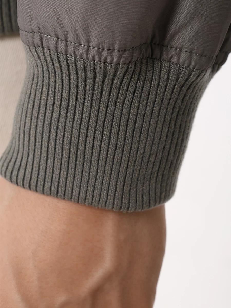 Куртка однотонная BRUNELLO CUCINELLI MY4636377 CUI29 Зеленый  Фото 6