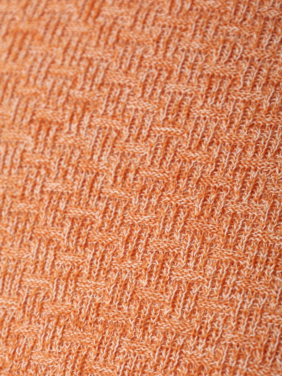 Джемпер из шерсти и хлопка COLOMBO MA04157/RET/2-30MA/27121 Оранжевый  Фото 6