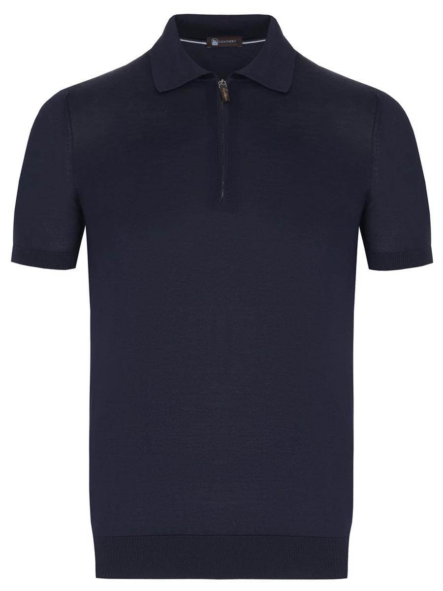 Поло шелковое COLOMBO MA00339/-/4-120SE/43009 Темно Синий 