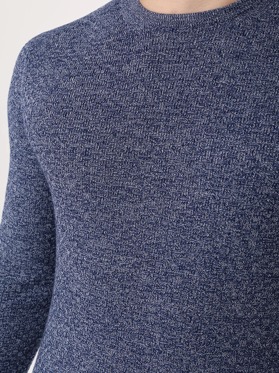 Джемпер из шерсти и хлопка COLOMBO MA04157/RET/2-30MA/43304 Синий  Фото 5