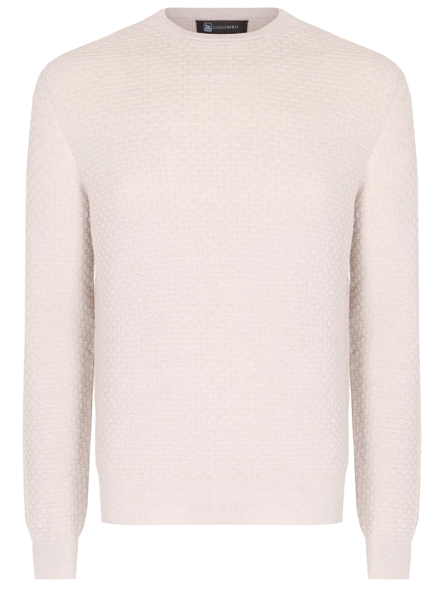 Джемпер из шерсти и хлопка COLOMBO MA04157/RET/2-30MA/80229 Бежевый 