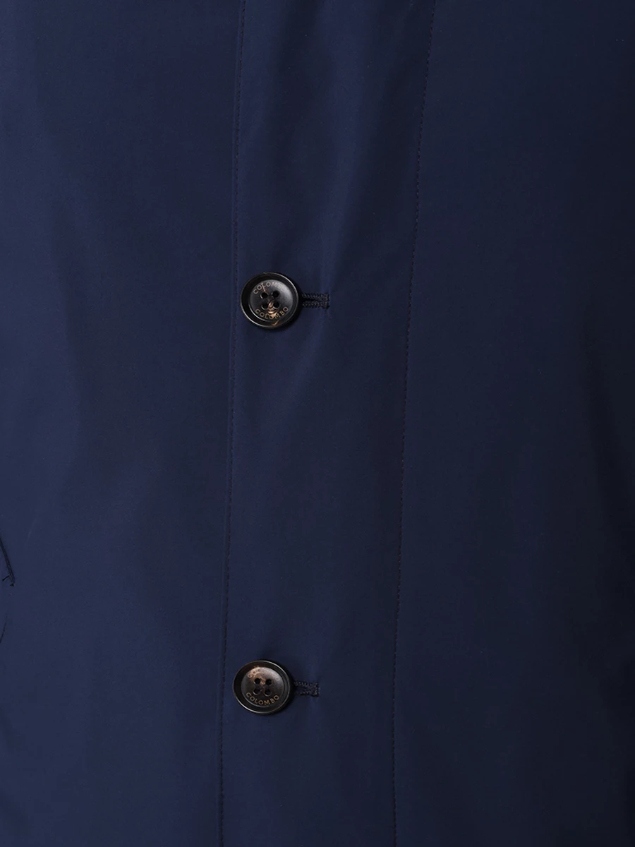 Плащ однотонный COLOMBO CP00424/-/T0283-U/46237 Синий  Фото 5