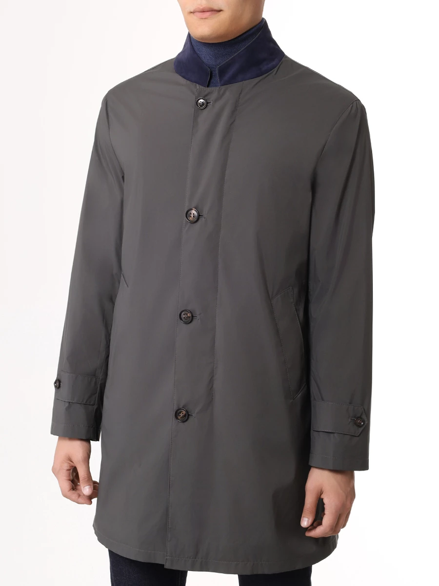Плащ однотонный COLOMBO CP00424/-/T0283-U/60999 Зеленый  Фото 4