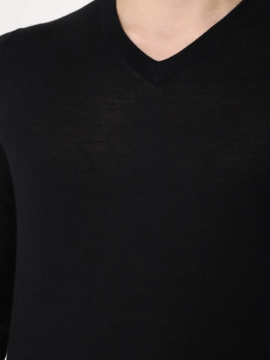 Пуловер из кашемира и шелка COLOMBO MA00058/-/A00669/10000 Черный  Фото 5