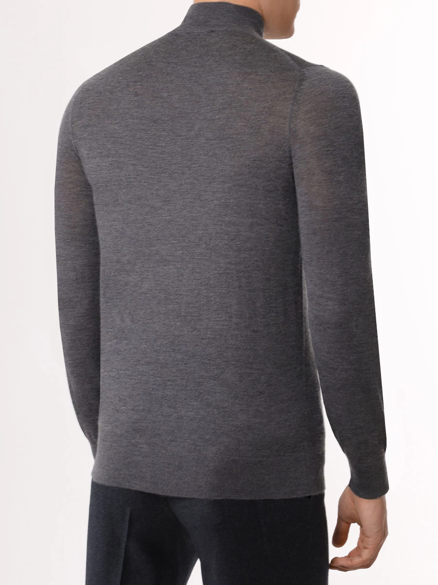 Джемпер из кашемира и шелка COLOMBO MA00060/-/A00669/11188 Темно Серый  Фото 3