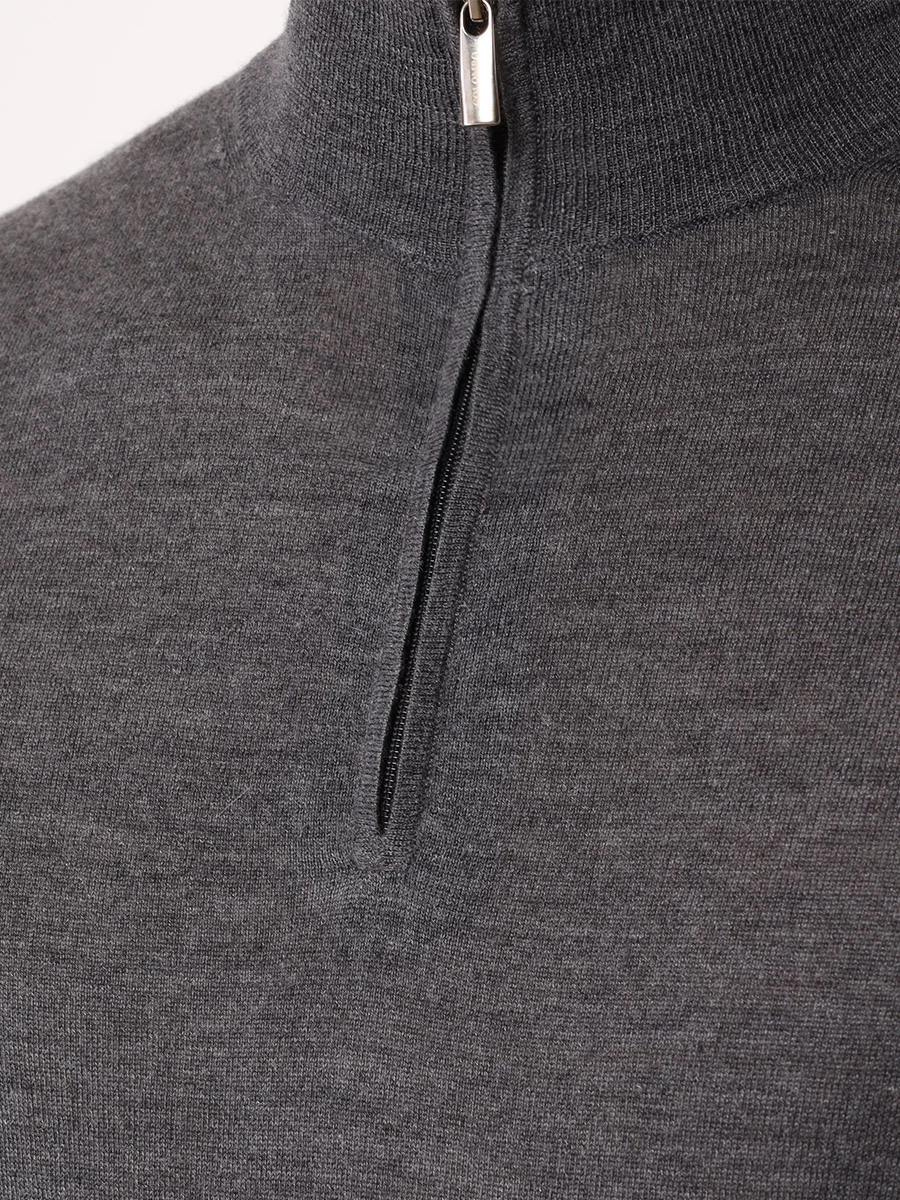 Джемпер из кашемира и шелка COLOMBO MA00060/-/A00669/11188 Темно Серый  Фото 5