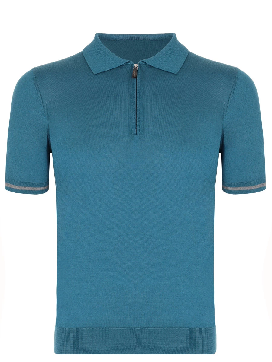 Поло шелковое COLOMBO MA00339/RIG/4-120SE-M/17 Зеленый 