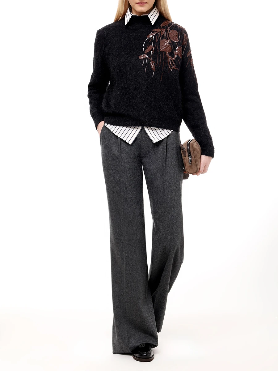 Рубашка хлопковая BRUNELLO CUCINELLI MP783NH556 C011 Белый  Фото 2