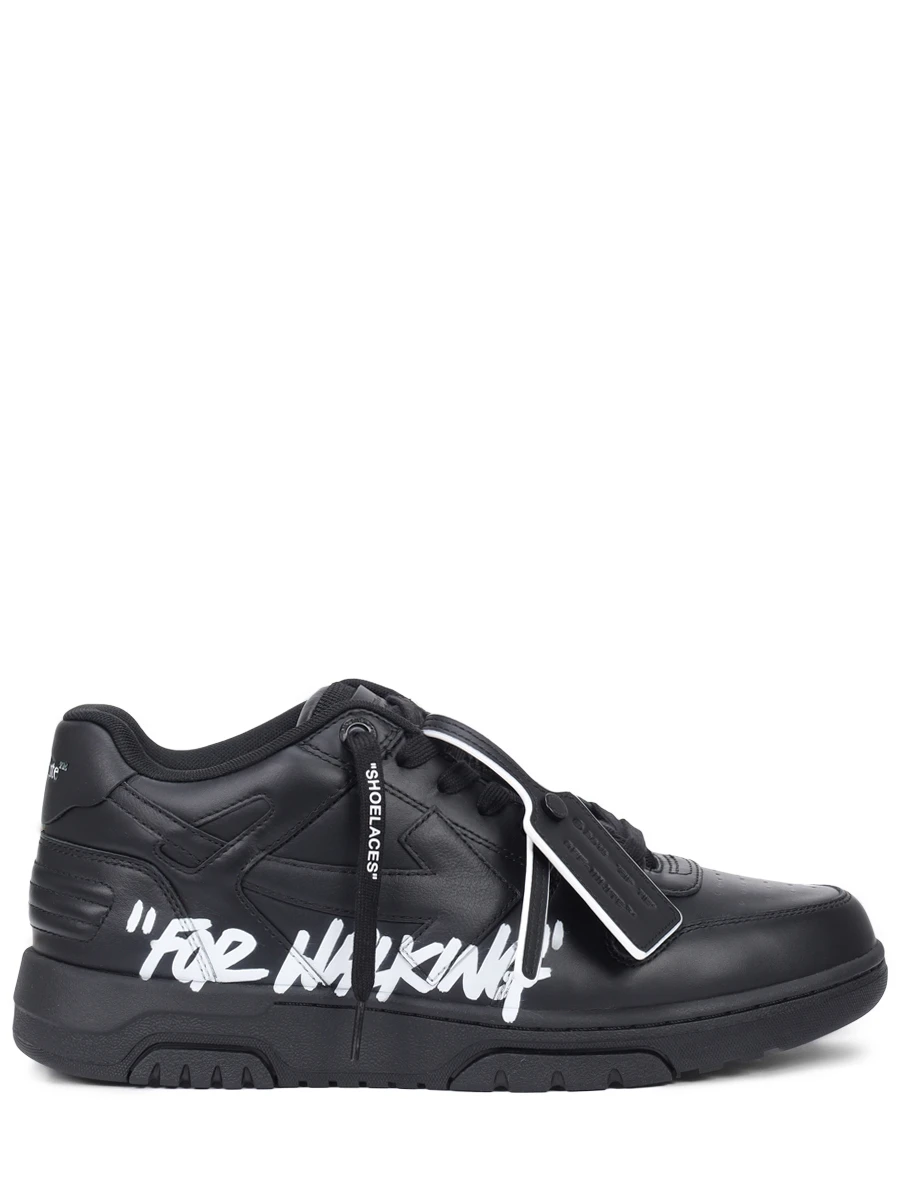 

Кеды кожаные Out of Office, Черный, OMIA189C99LEA012 1001