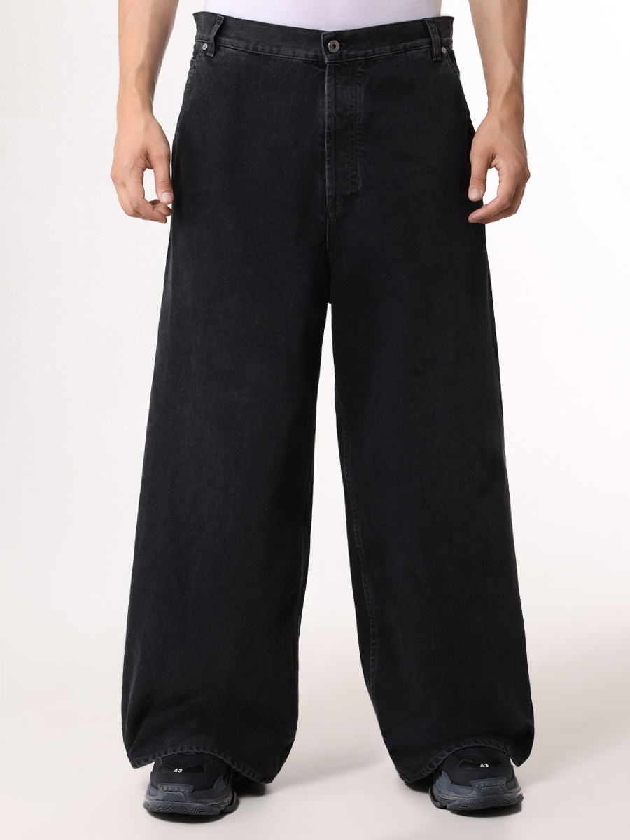 Джинсы хлопковые OFF-WHITE OMYA18CF24DEN002 1300 Черный  Фото 4