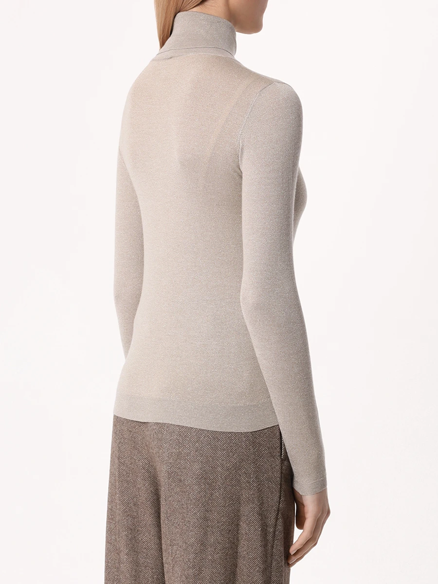 Водолазка кашемировая BRUNELLO CUCINELLI M41800063P C059 Бежевый  Фото 3