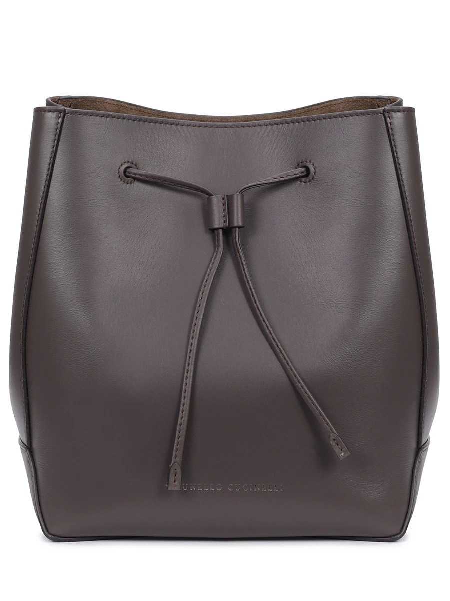 Сумка кожаная BRUNELLO CUCINELLI MBHED2602P C8279 Коричневый  Фото 6