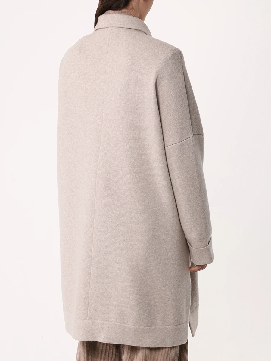 Пальто кашемировое BRUNELLO CUCINELLI M12117516P CIT72 Бежевый  Фото 3