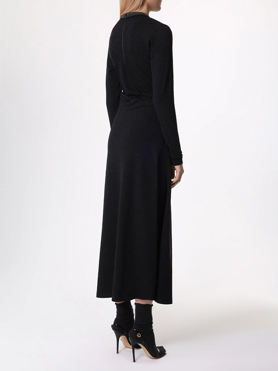 Платье шерстяное BRUNELLO CUCINELLI MPR25AHR33 C064 Серый  Фото 3