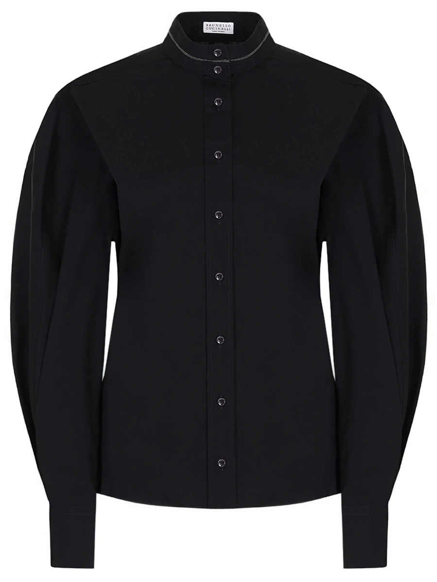 

Блуза хлопковая, Черный, MP091MN726 C101