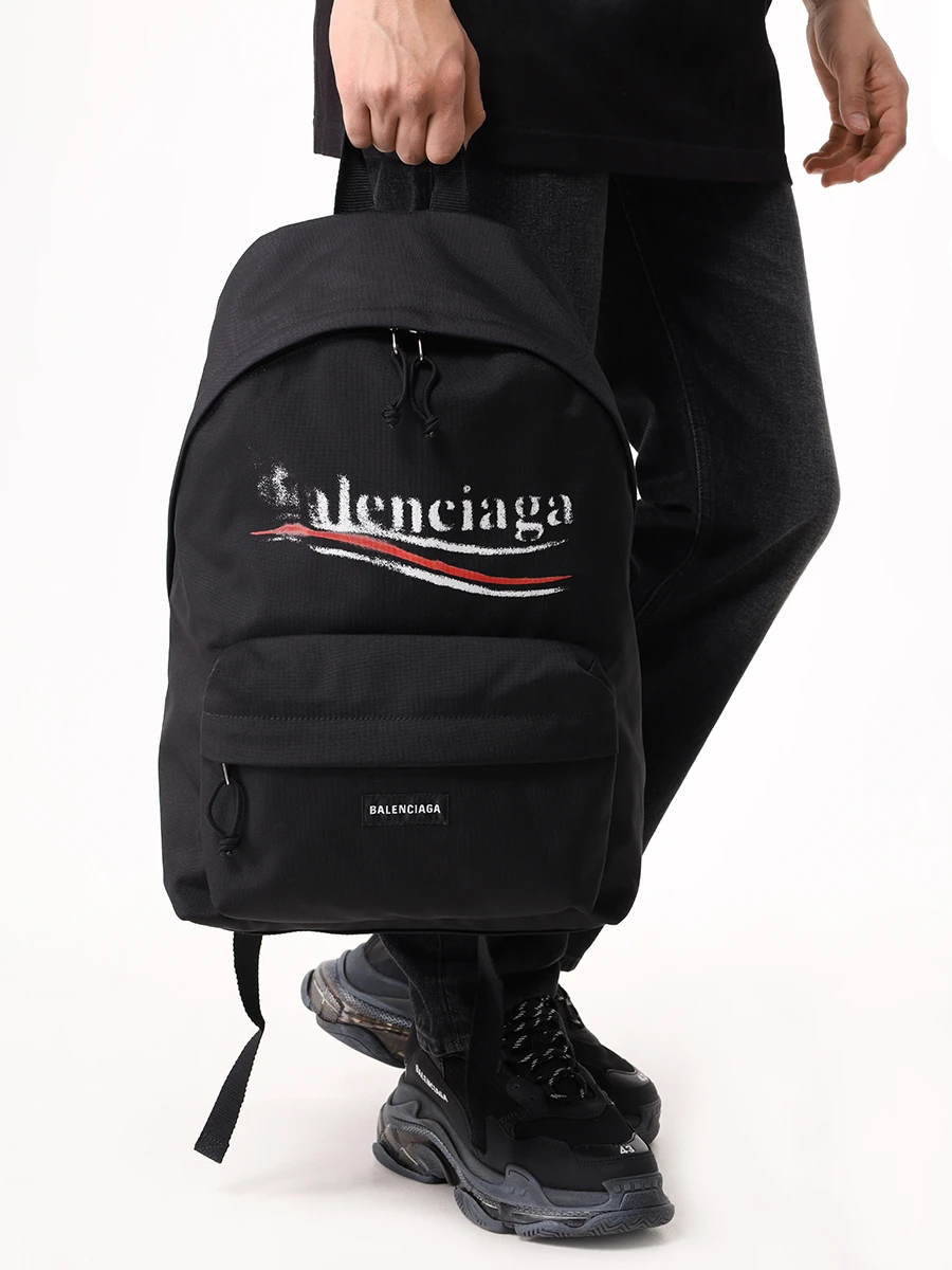 Рюкзак текстильный BALENCIAGA 503221 2AA29 1090 Черный  Фото 2