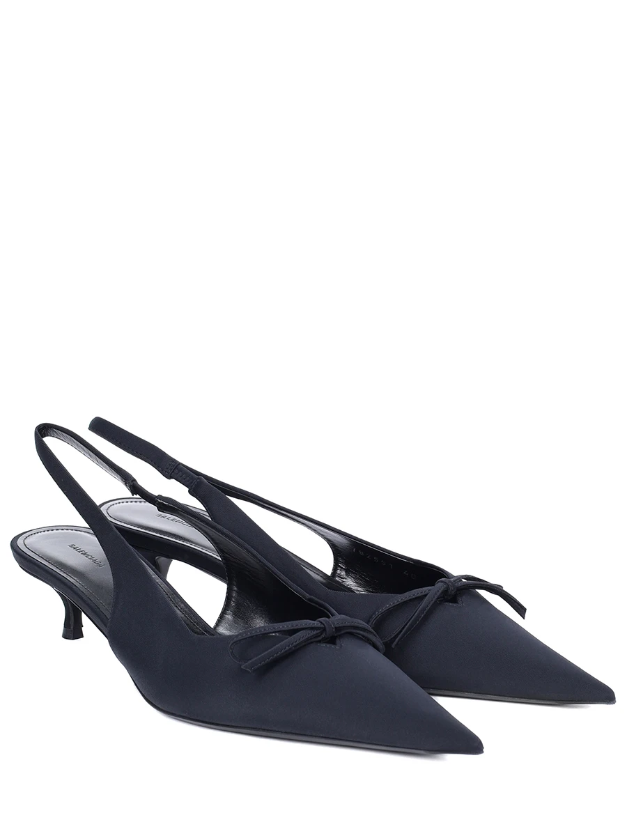 Туфли текстильные BALENCIAGA 782551 W2ES0 1000 Черный  Фото 2