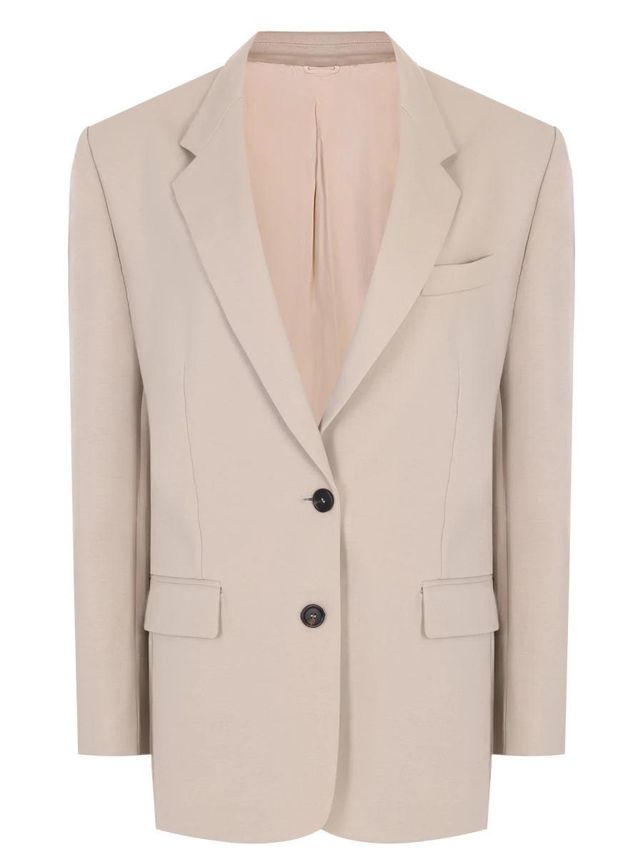 

Пиджак хлопковый, Бежевый, M0R247172P C8539