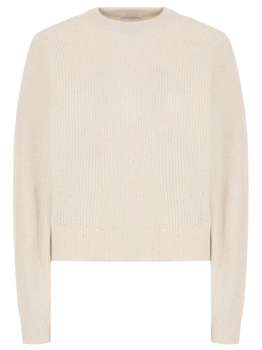 

Джемпер из кашемира и шерсти, Белый, MBM756900P C509