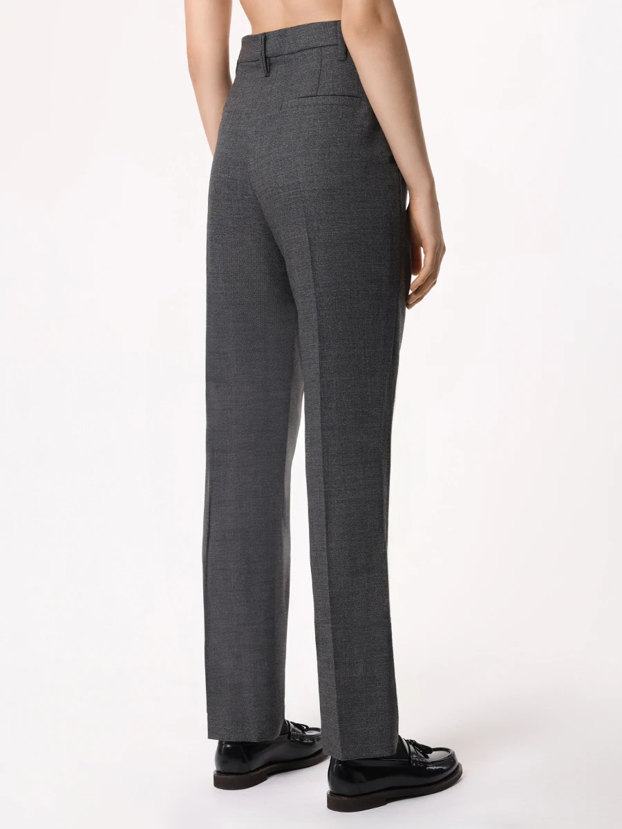 Брюки шерстяные BRUNELLO CUCINELLI MP573P8667 C002 Серый  Фото 3