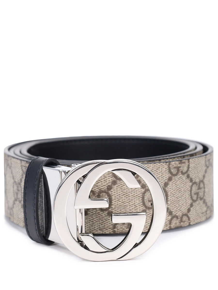 

Ремень двусторонний комбинированный, Бежевый, 473030KGDHN9769