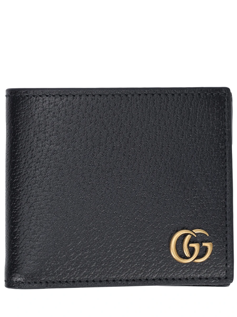 Кошелек кожаный GUCCI 428726DJ20T1000 Черный 