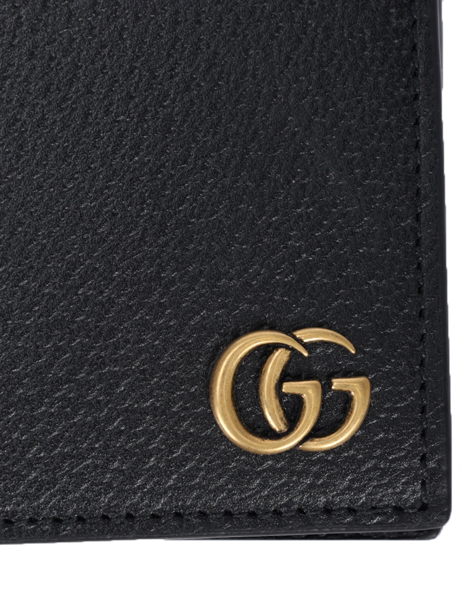 Кошелек кожаный GUCCI 428726DJ20T1000 Черный  Фото 3