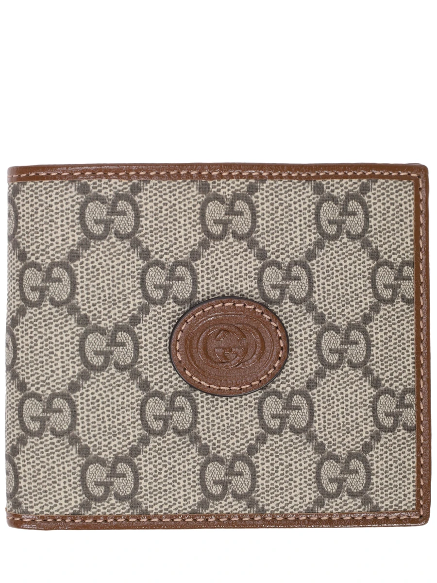 Кошелёк с принтом GUCCI 67165292TCG8563 Бежевый 