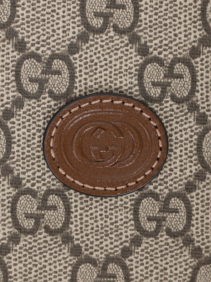 Кошелёк с принтом GUCCI 67165292TCG8563 Бежевый  Фото 4