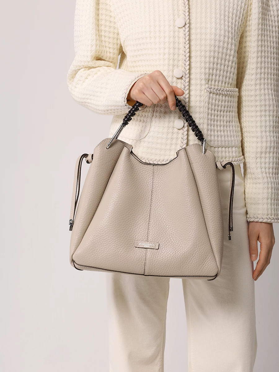 Сумка кожаная Era GIANNI CHIARINI BS 10810 TKLSD-0152 Бежевый  Фото 2