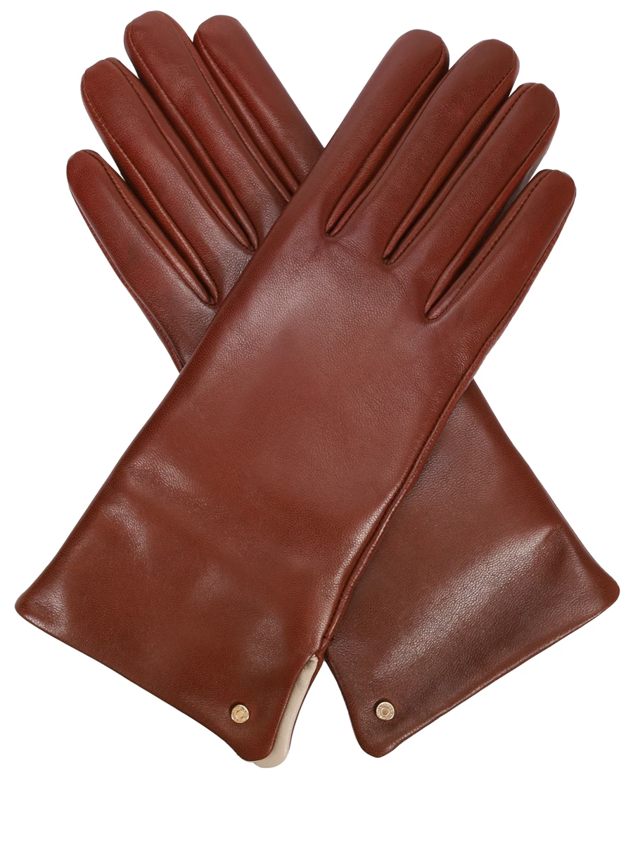 

Перчатки кожаные, Коричневый, GN 11127 NA-COGNAC