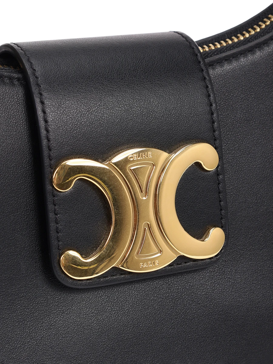 Сумка кожаная CELINE 114493DGQ.38NO Черный  Фото 5