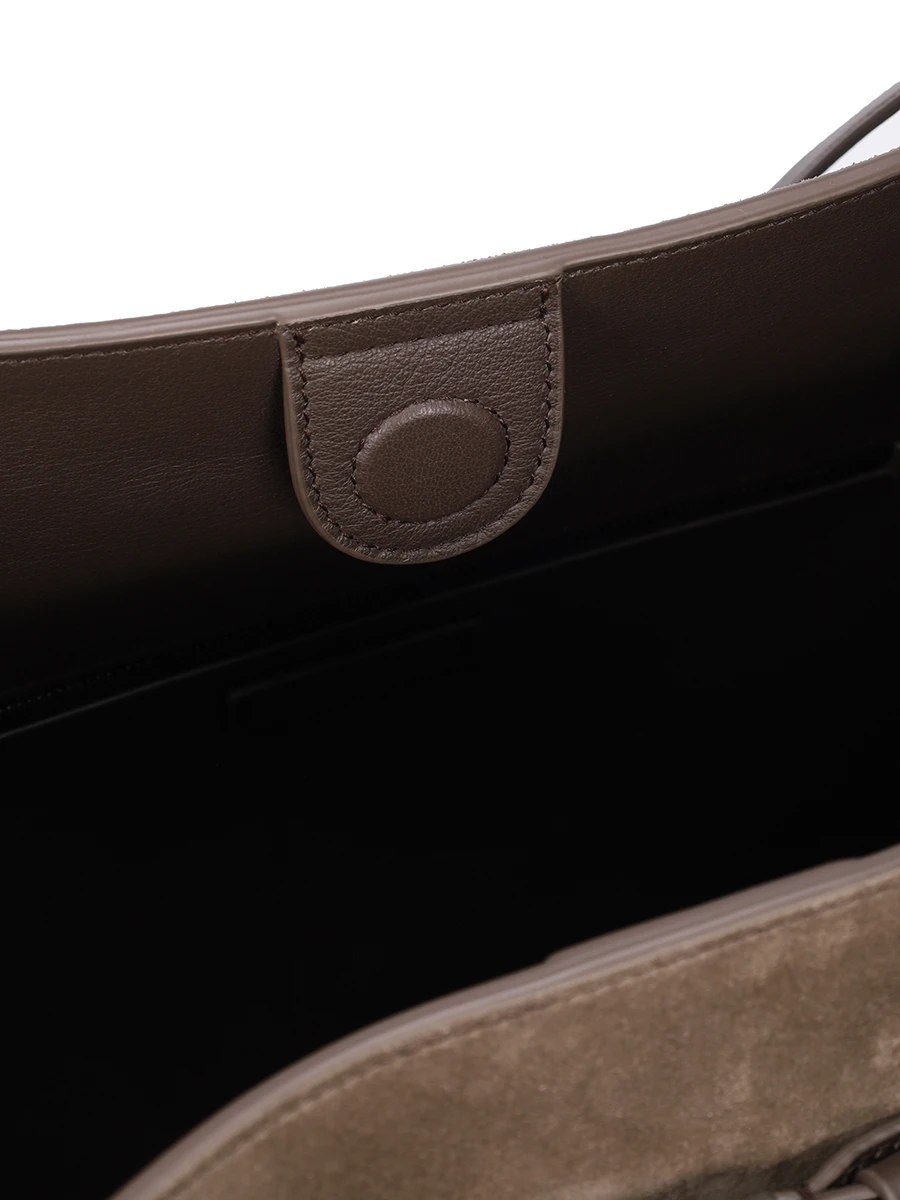 Сумка замшевая BRUNELLO CUCINELLI MBDLD2624 C8769 Коричневый  Фото 4