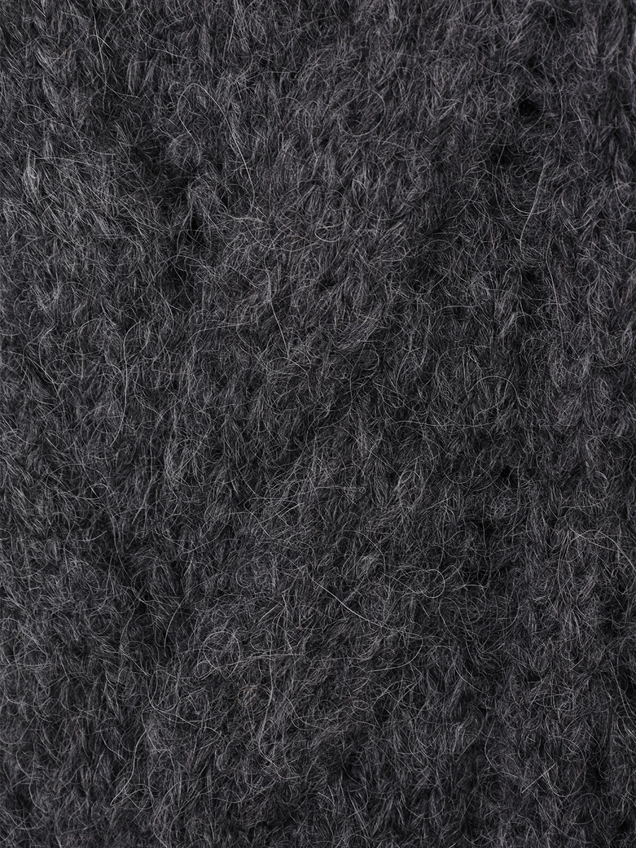 Джемпер из альпака BRUNELLO CUCINELLI MDU336100 C079 Серый  Фото 6