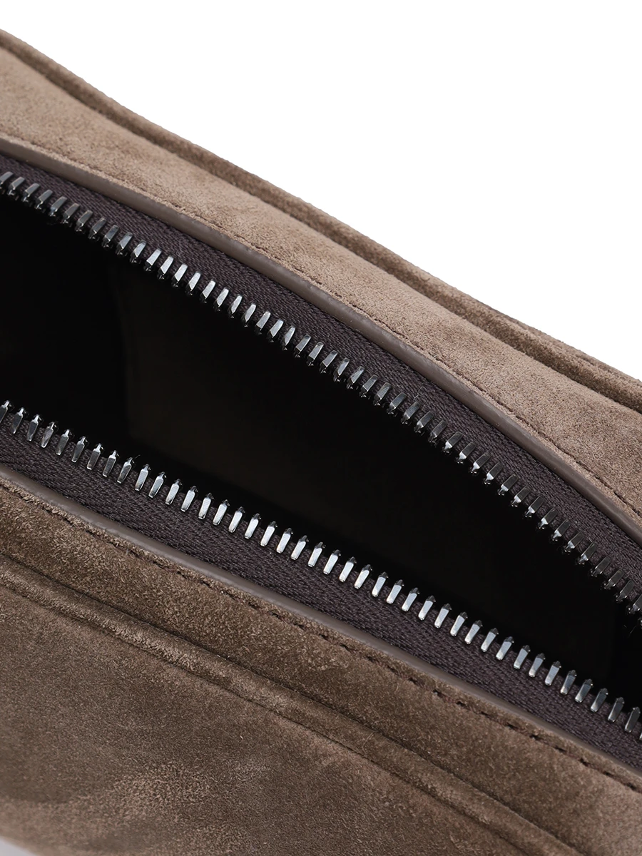 Сумка замшевая BRUNELLO CUCINELLI MBDLD2630 С8769 Коричневый  Фото 4