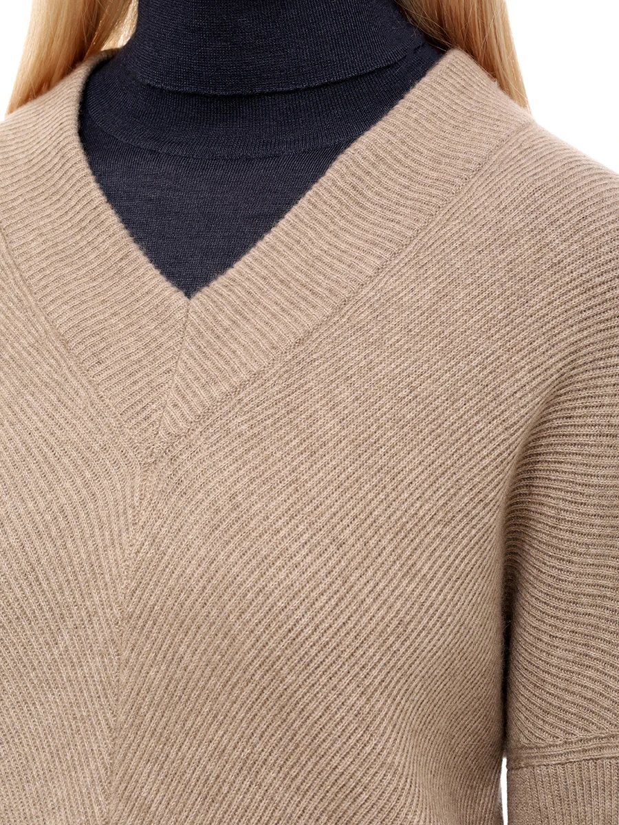 Платье кашемировое BRUNELLO CUCINELLI M12192A92 C077 Бежевый  Фото 5